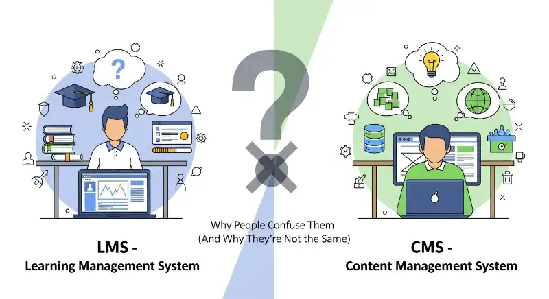 LMS vs CMS: Why People Confuse Them