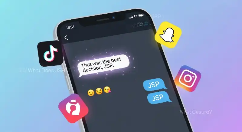 Is JSP casual or formal in texting?