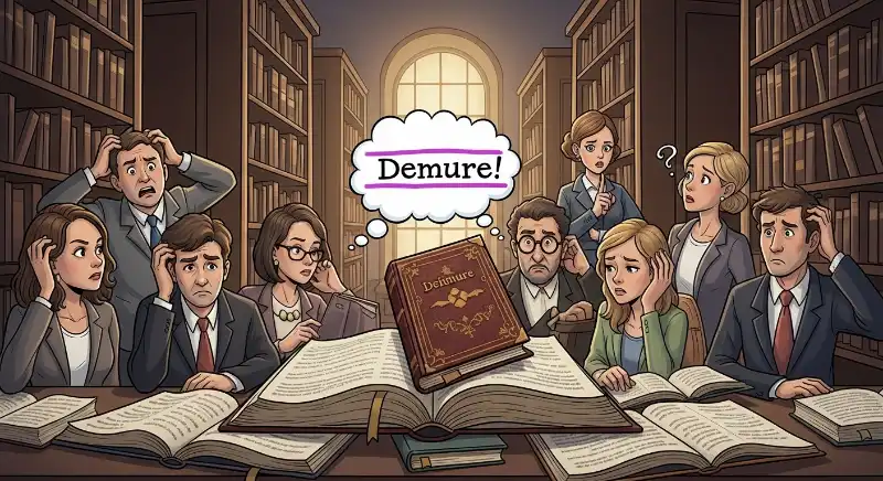 Demure Meaning in Dictionary vs Slang Usage