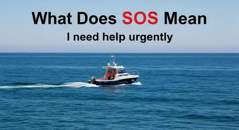 SOS means “I need help urgently