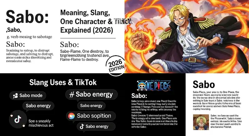 What Is the Core Dictionary Meaning of Sabo?