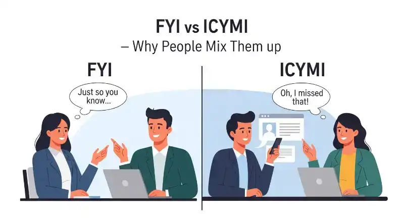 FYI vs ICYMI — Why People Mix Them Up