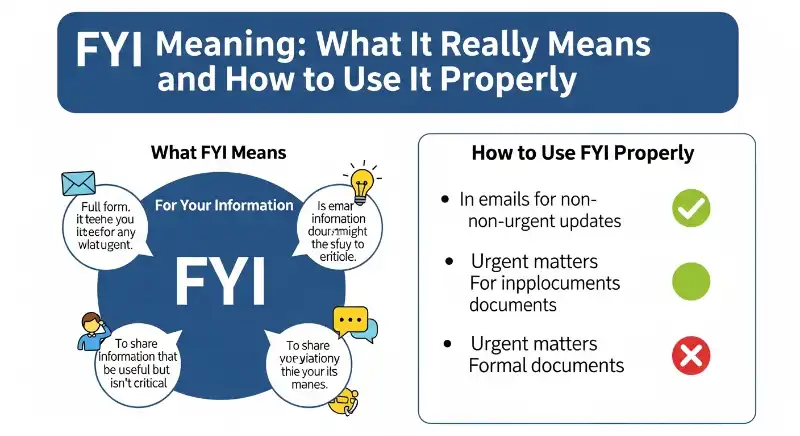 What Does FYI Literally Mean