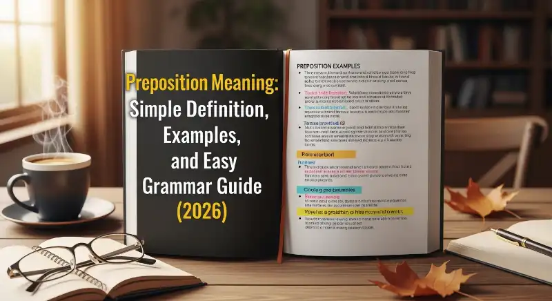 The easiest way to understand prepositions in English is through everyday examples.