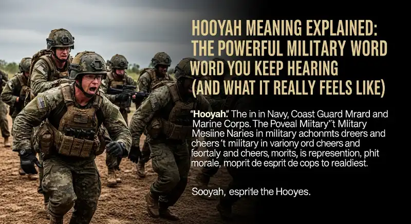 Hooyah Meaning Slang — Modern Social Media and Chat Usage