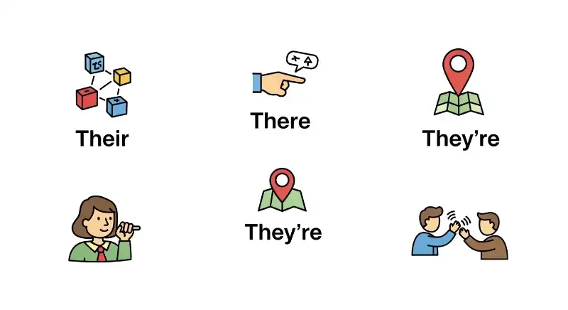 Their vs There in English Grammar Explained