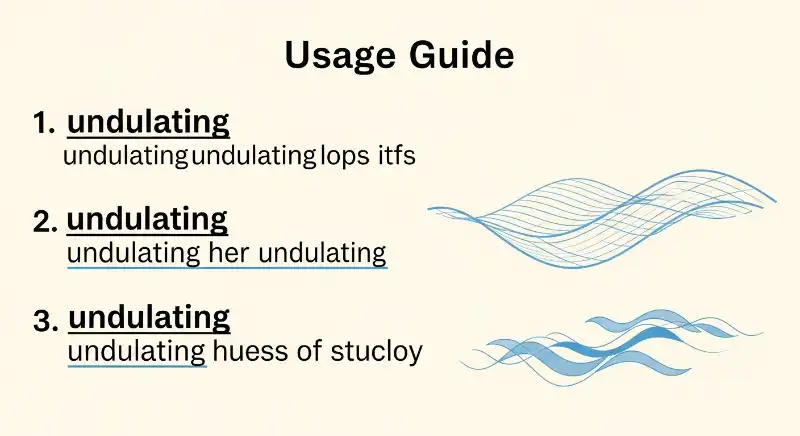 Undulating Meaning in Geography