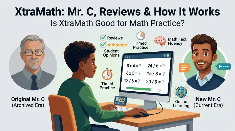 XtraMath guy Mr. C reviews and math practice explained