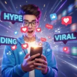 Hype means strong excitement, attention, or promotion around something