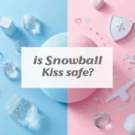 Snowball kiss safety guide with trend and health icons