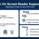 What Does “Turn On Screen Reader Support” Mean?