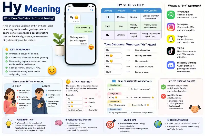What Does Hy Mean in Text Messages