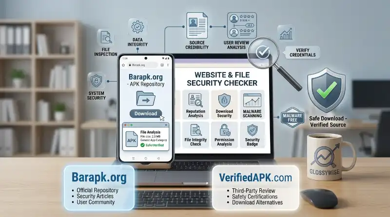 Verifying Barapk Org website identity and security information
