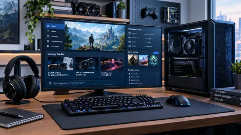 PC gaming guide for solving gaming problems and performance issues