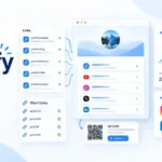 Linkrify link management platform with bio links, QR codes and analytics