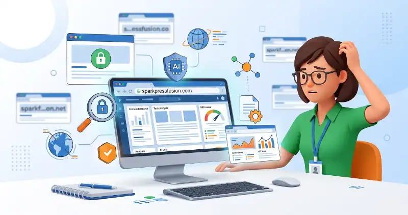 SparkPressFusion Com website and domain verification