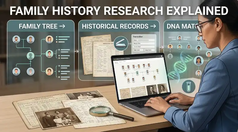 How Ancestry.com works with family trees historical records and DNA