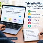 TablesProWorld.com review covering website legitimacy, customer service, login, and online reviews. Copy alt text